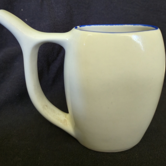 Karlovy Vary Jelení Skok Spa Sipping Cup MCM Abstract Czech Ceramic Souvenir - Picture 4 of 6